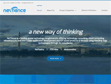 Tablet Screenshot of nettience.com